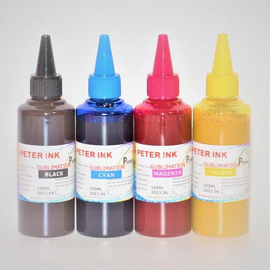 4X100ML Sublimation refill Ink alternative for Ricoh Printer Cartridge