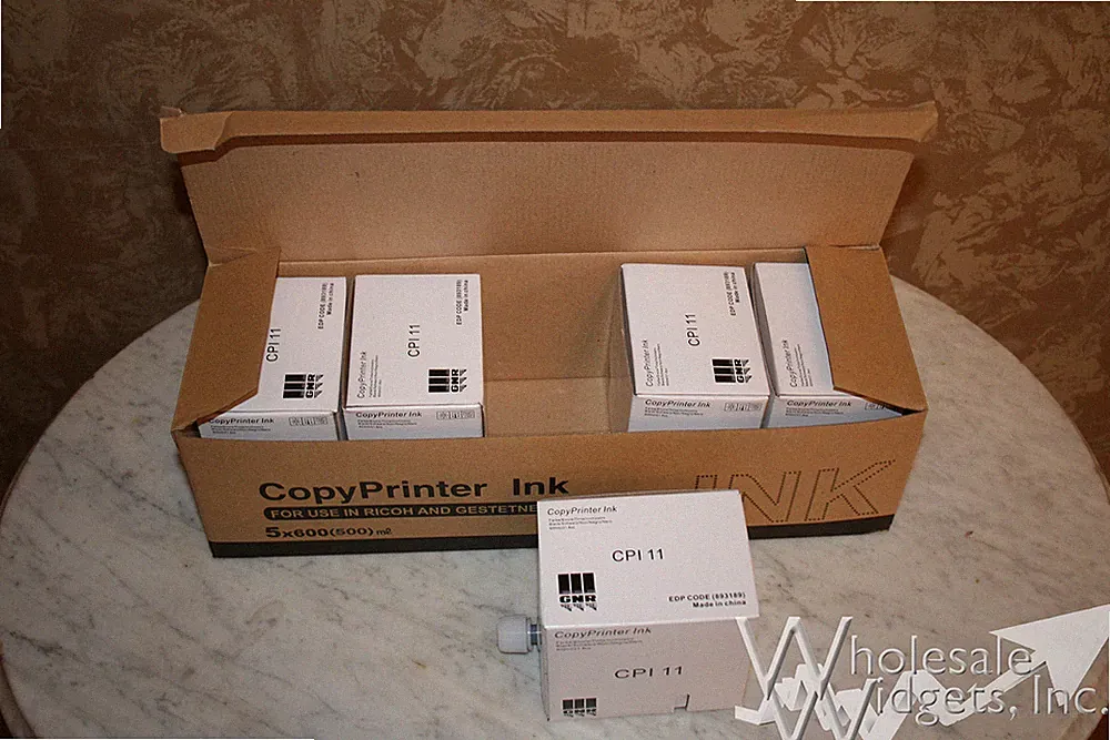 5 Black Inks Compatible With Ricoh HQ-40 HQ DX 4542 4545 JP 4500 6244 4571 HQ40