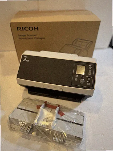Fujitsu fi-8170 / Ricoh fi-8170 Document Scanner Tested Works Great PA03810-B055