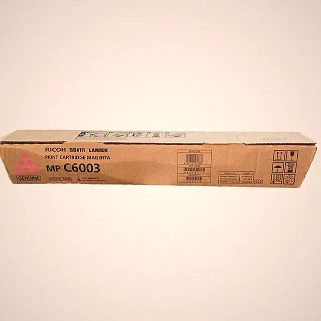Genuine Ricoh Savin Lanier Ink Toner Cartridge MP C6003 841851 Magenta Sealed