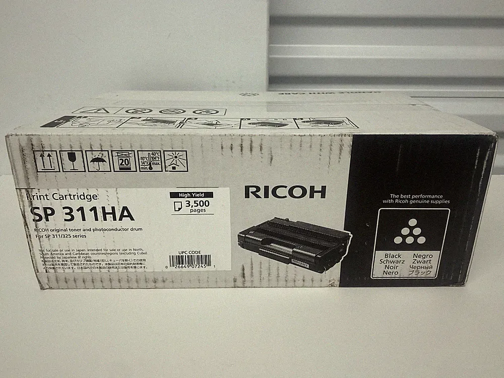 GENUINE RICOH SP 311HA BLACK TONER CARTRIDGE NEW & SEALED FOR SP 311/325 SERIES