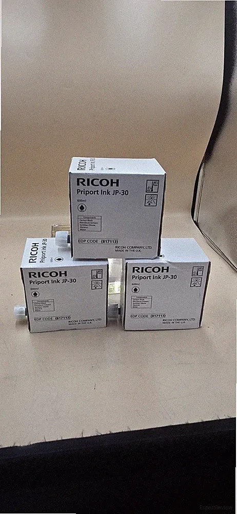 LOT OF 3 Genuine Ricoh JP-30 Black Genuine Ink Cartridge - 817113