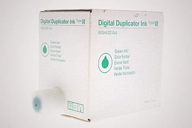 NEW Genuine Ricoh Digital Duplicator GREEN Ink Type VI #8055 600ml Japan
