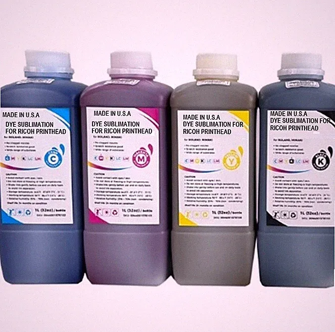 PREMIUM COMPATIBLE DYE SUBLIMATION BULK INK REFILL FOR RICOH PRINTHEADS 1,000ML