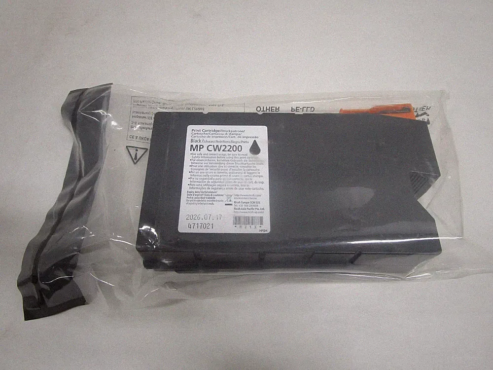 RICOH Black MP CW2200 ink cartridge 841720 NEW GOOD DATE FREE SHIPPING