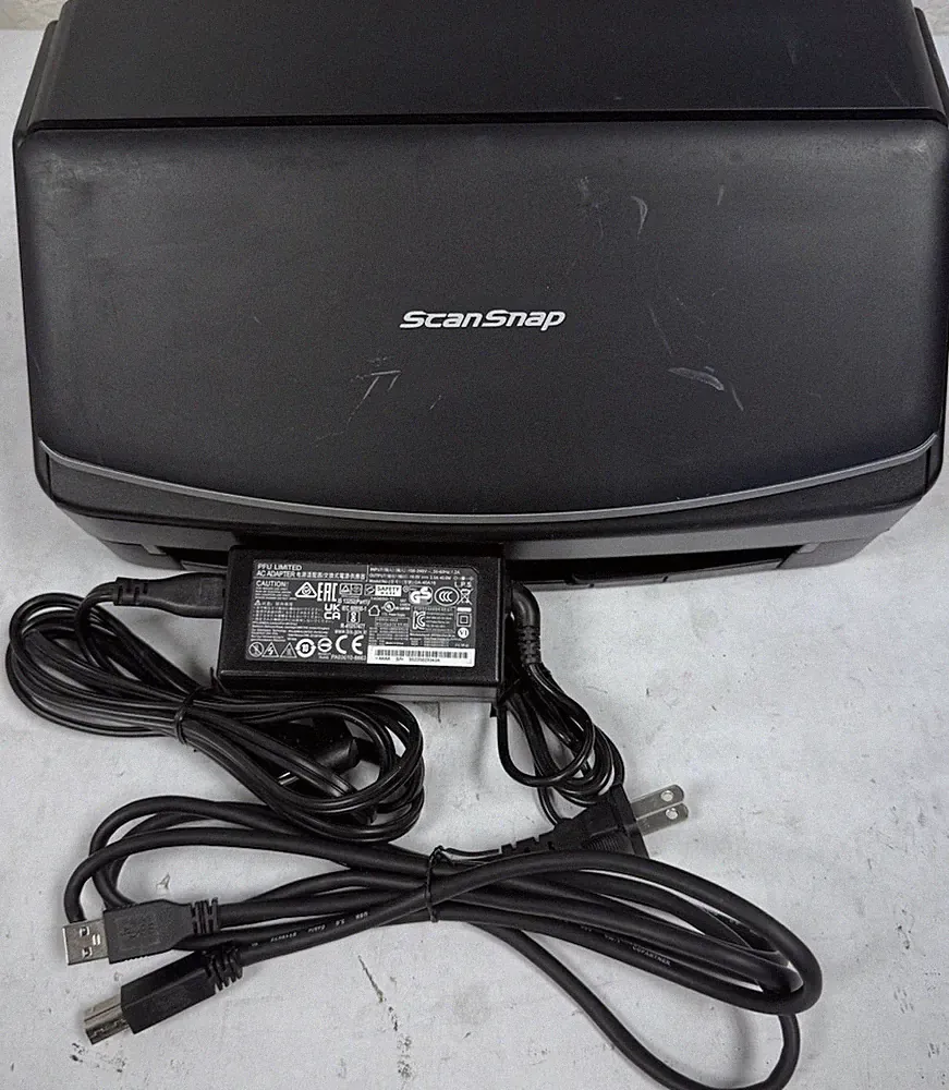 Ricoh Fujitsu ScanSnap iX1600 Wireless Document Scanner - Black - ONLY 7 SCANS