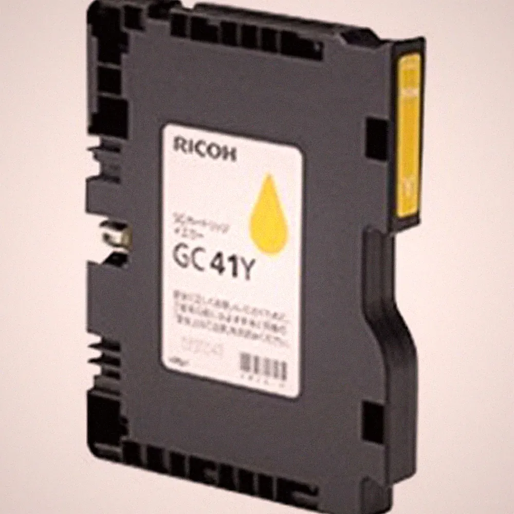 Ricoh GC41 Print Ink Cartridge for SG 3110DNw & SG 3110DN Printers, Yellow