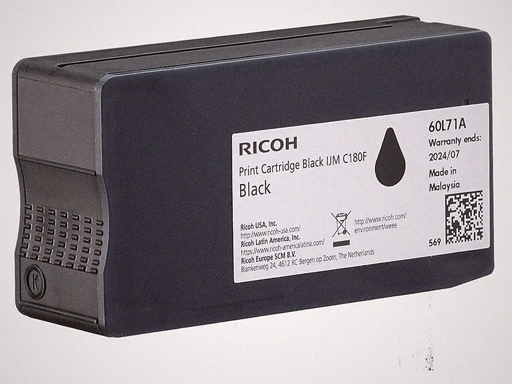 Ricoh IJM C180F Druckerpatrone, schwarz