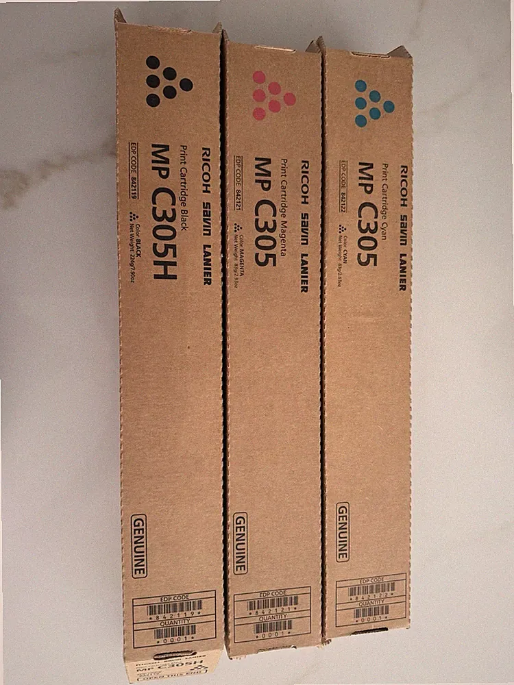 RICOH SAVIN Printer Ink C305 C305H Set of 3